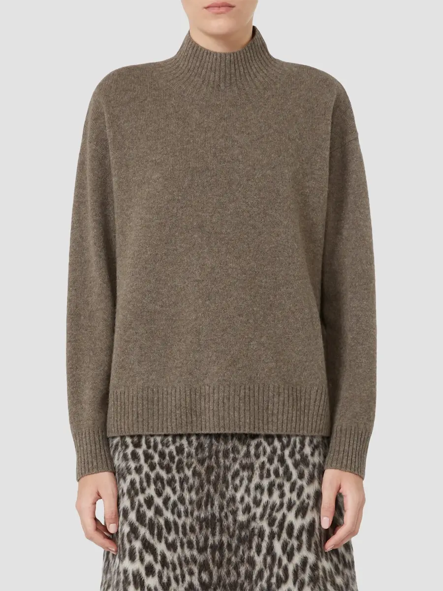 Max Mara Women's Yak Yarn Polo Neck Sweater | Thumbnail 3 Max Mara Women's Yak Yarn Polo Neck Sweater | Thumbnail 3