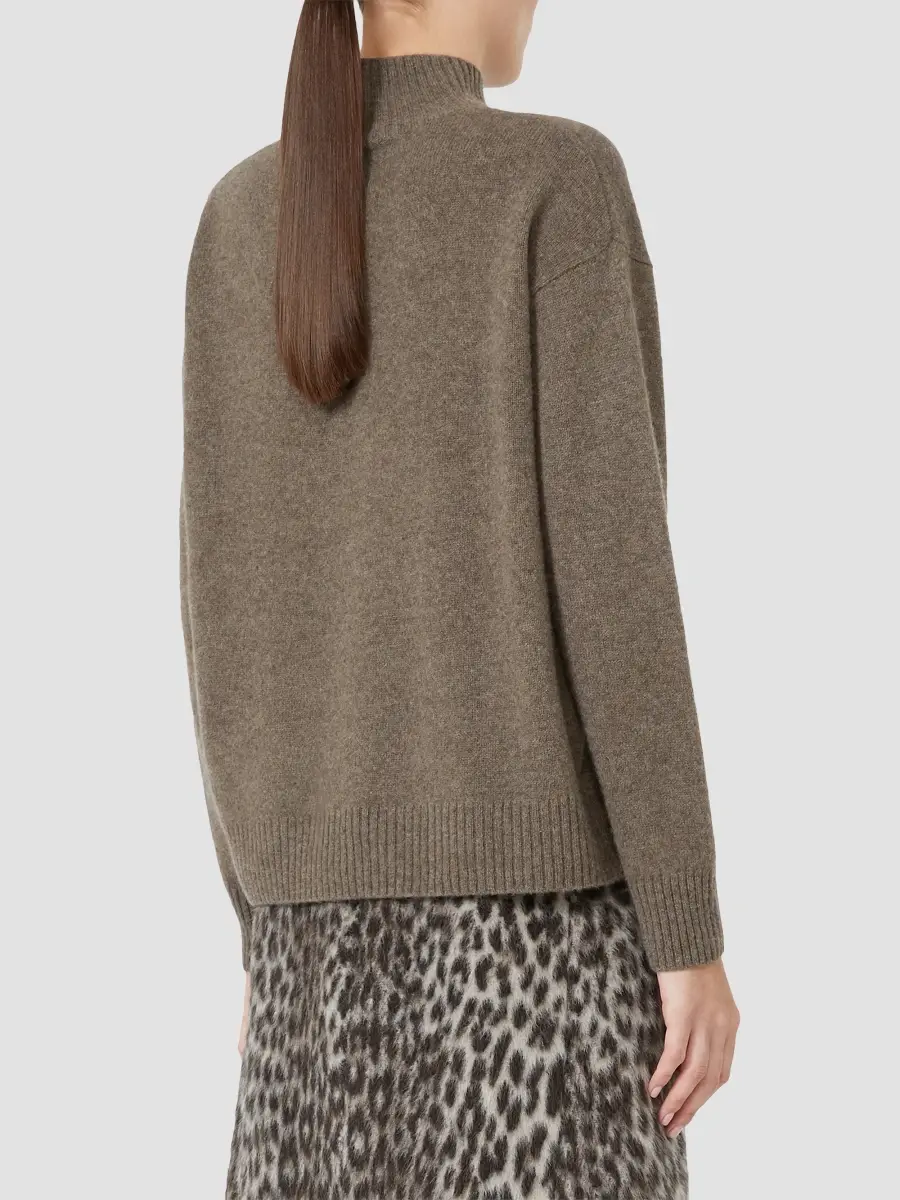 Max Mara Women's Yak Yarn Polo Neck Sweater | Thumbnail 4 Max Mara Women's Yak Yarn Polo Neck Sweater | Thumbnail 4