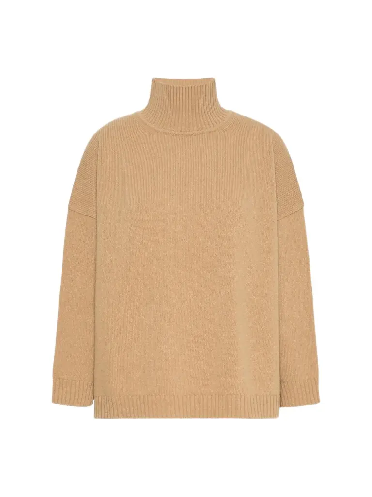 Weekend Max Mara Women's Wool Knit Turtleneck Jumper