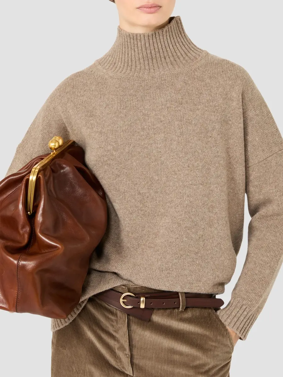 Weekend Max Mara Women's Wool Knit Turtleneck Jumper | Thumbnail 5 Weekend Max Mara Women's Wool Knit Turtleneck Jumper | Thumbnail 5