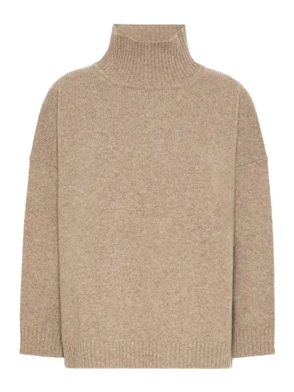 Weekend Max Mara Women's Wool Knit Turtleneck Jumper