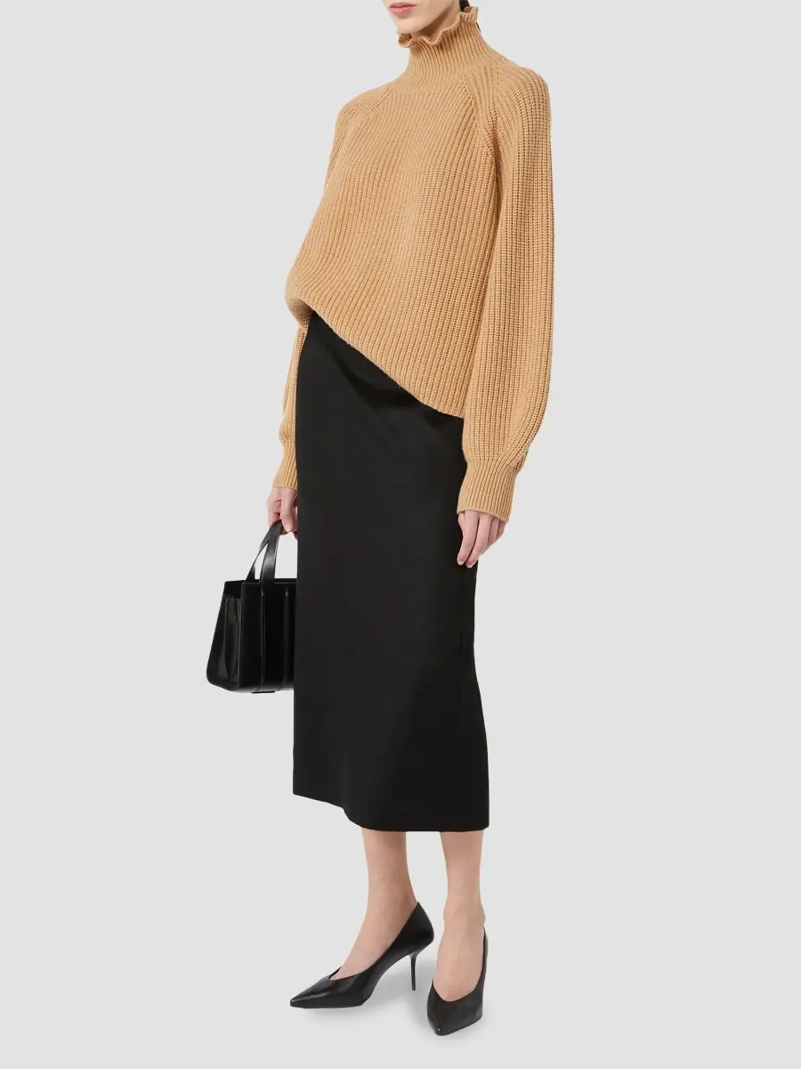 Max Mara Women's Relaxed Cut Wool and Cashmere Sweater | Thumbnail 2 Max Mara Women's Relaxed Cut Wool and Cashmere Sweater | Thumbnail 2
