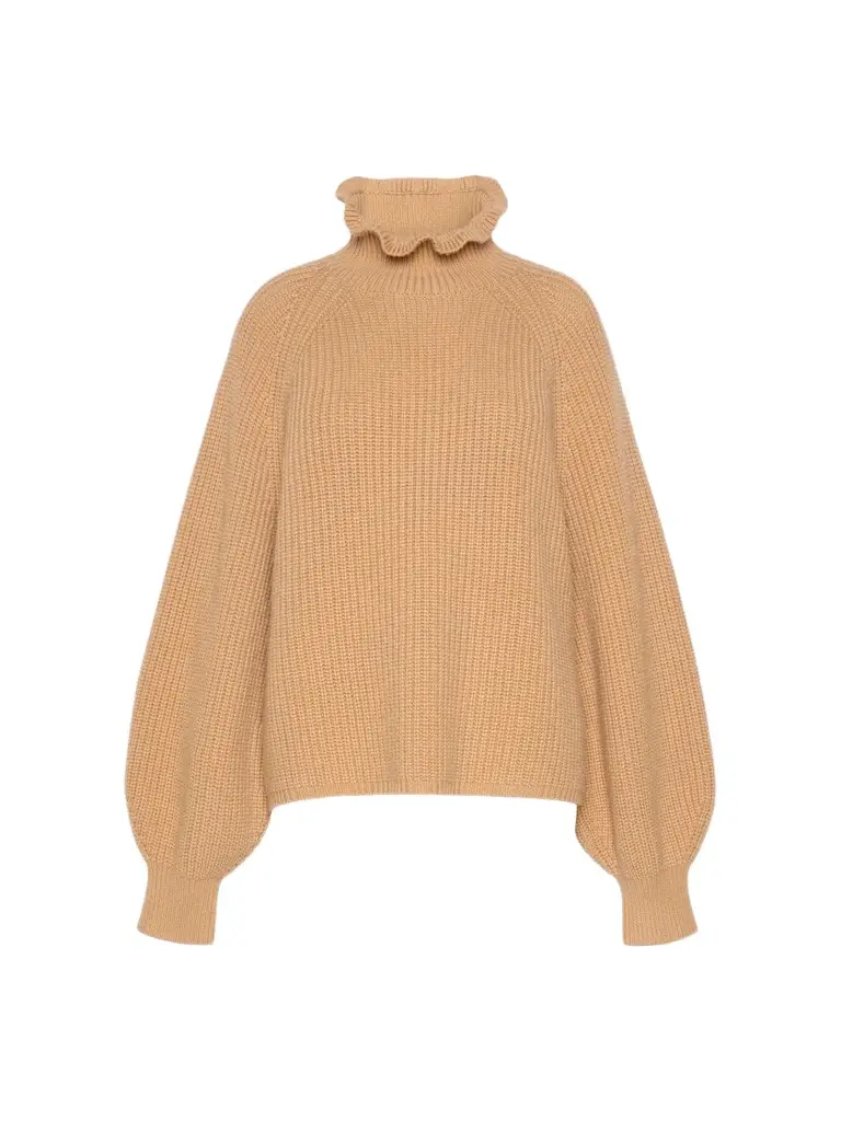 Women's Relaxed Cut Wool and Cashmere Sweater Women's Relaxed Cut Wool and Cashmere Sweater