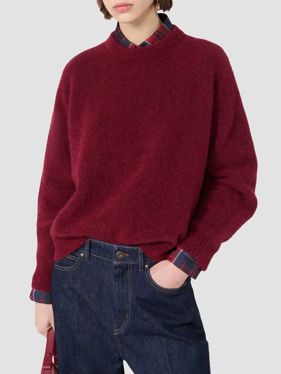 Weekend Max Mara Women's Alpaca and Wool Blend Sweater | Thumbnail 4