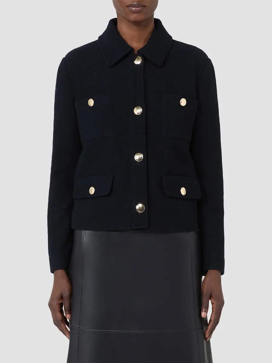 Max Mara Women's Boucle Look Jersey Jacket | Thumbnail 3 Max Mara Women's Boucle Look Jersey Jacket | Thumbnail 3