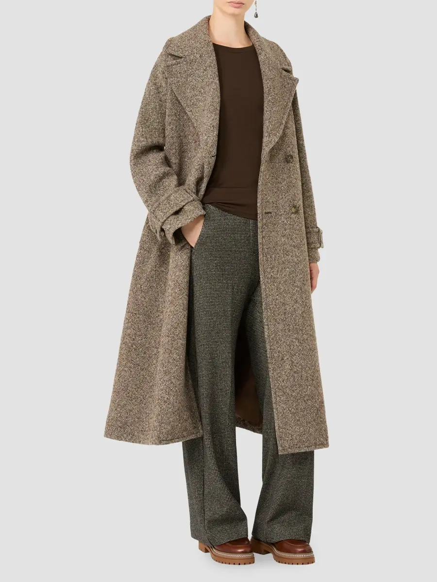 Weekend Max Mara Women's Micro Jacquard Jersey Trousers | Thumbnail 2