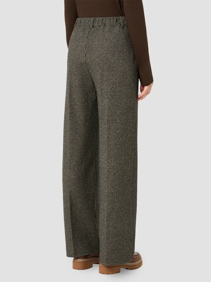 Weekend Max Mara Women's Micro Jacquard Jersey Trousers | Thumbnail 4