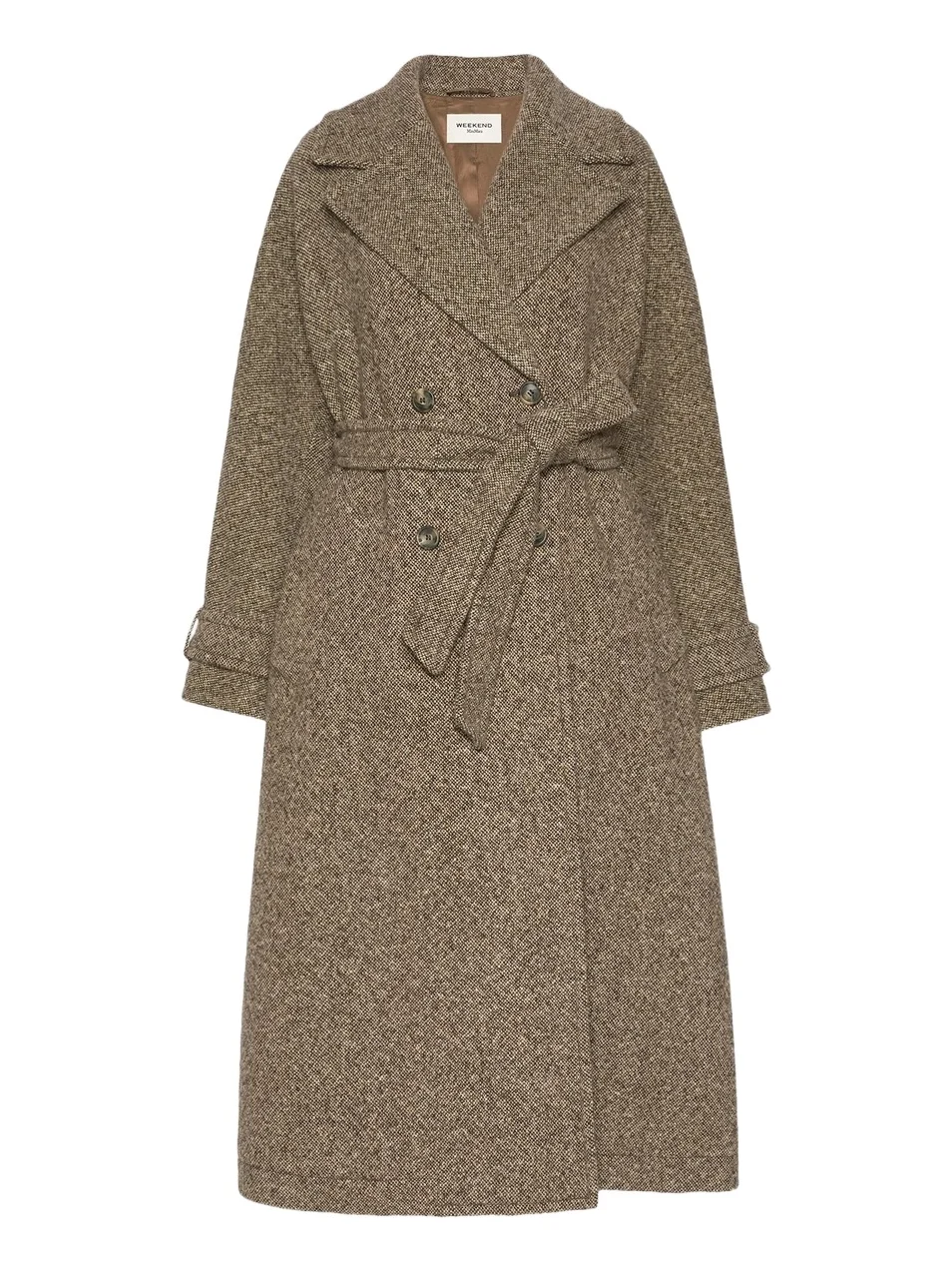 Women's Long Wool Blend Tweed Coat Women's Long Wool Blend Tweed Coat