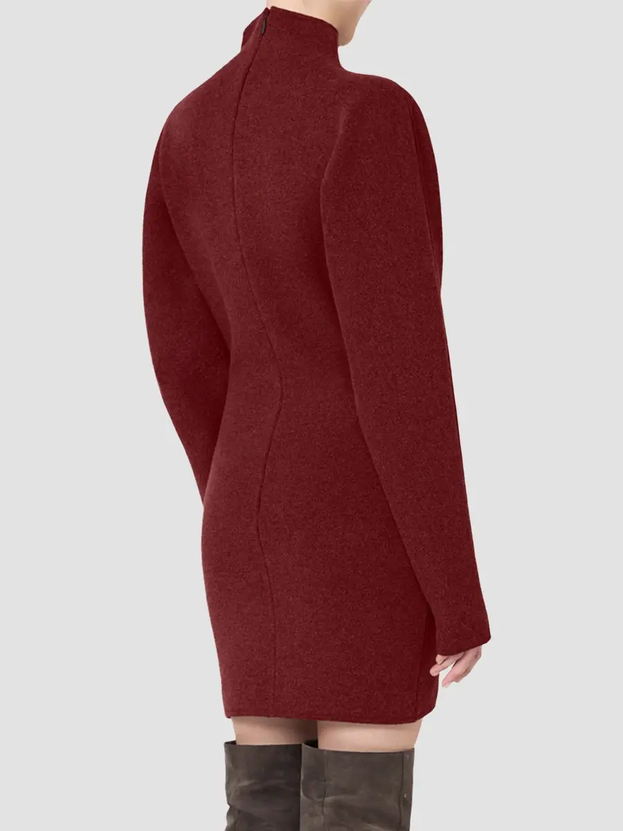 Max Mara Women's Short Wool and Cashmere Yarn Dress | Thumbnail 5 Max Mara Women's Short Wool and Cashmere Yarn Dress | Thumbnail 5