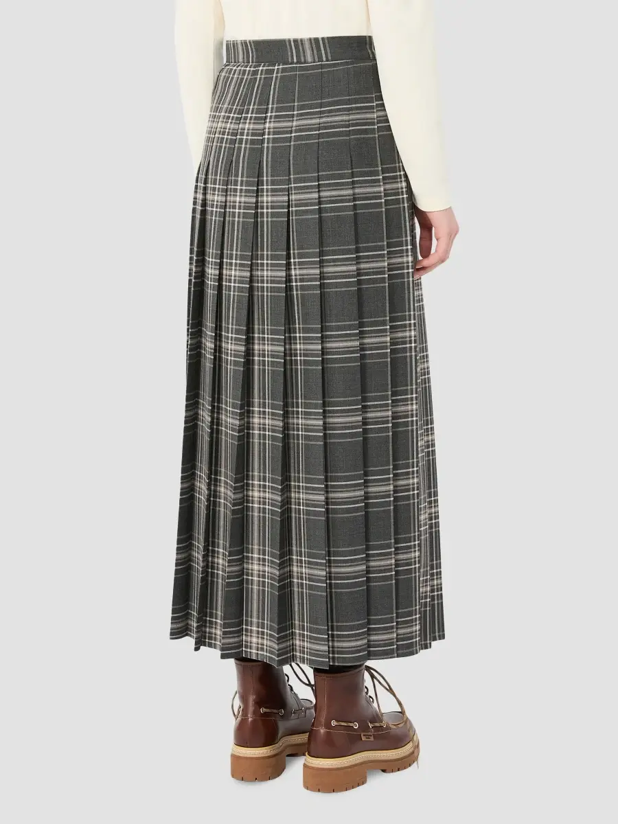 Weekend Max Mara Women's Wool Batavia Pleated Skirt | Thumbnail 4