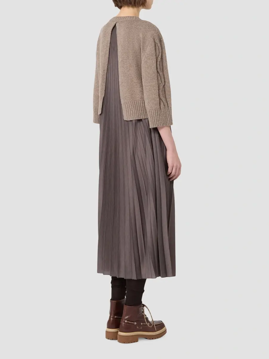 Weekend Max Mara Women's Jersey Dress with A Wool Top | Thumbnail 4 Weekend Max Mara Women's Jersey Dress with A Wool Top | Thumbnail 4