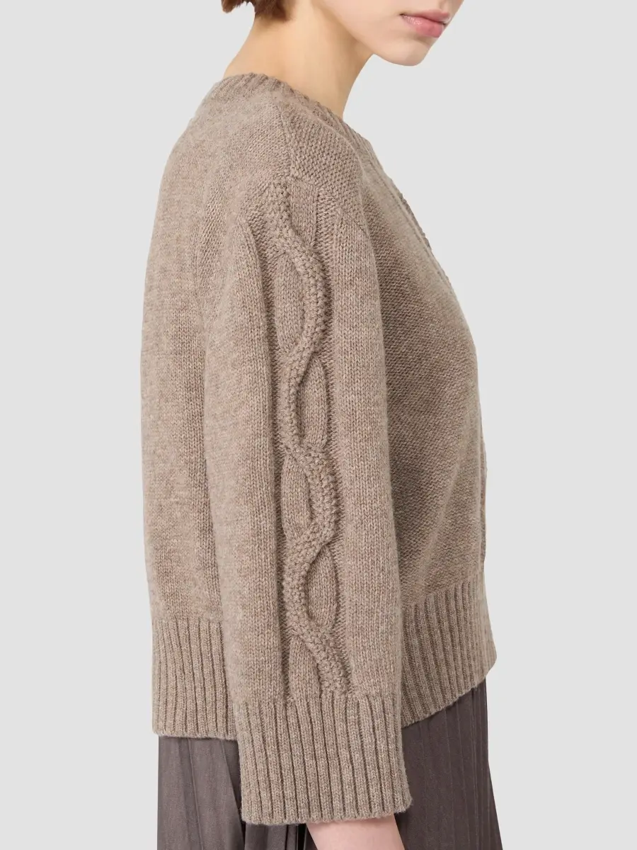 Weekend Max Mara Women's Jersey Dress with A Wool Top | Thumbnail 5 Weekend Max Mara Women's Jersey Dress with A Wool Top | Thumbnail 5