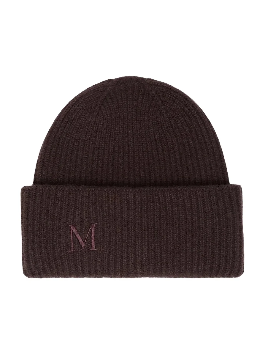 Women's Rib Knit Cashmere Beanie Hat