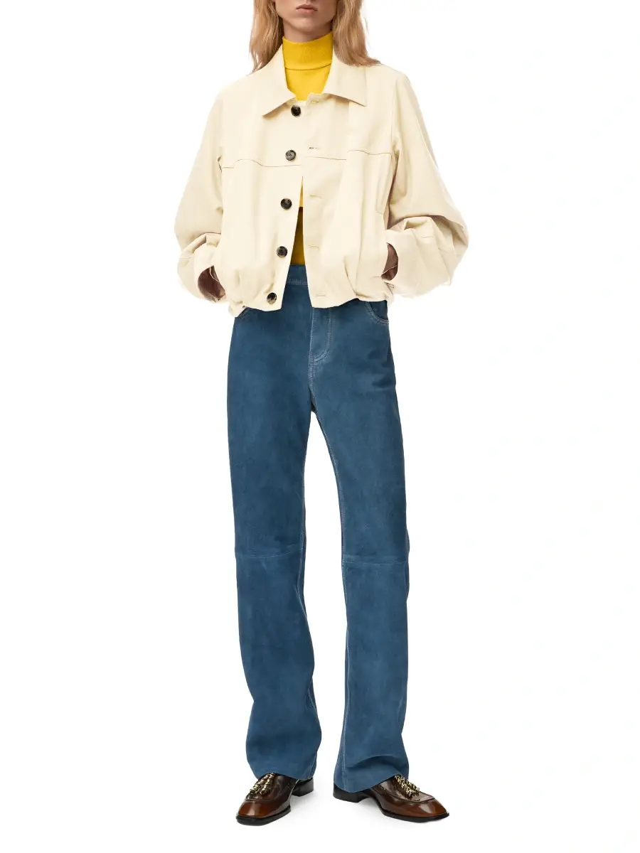 Loewe Women's Twill Bomber Jacket | Thumbnail 2 Loewe Women's Twill Bomber Jacket | Thumbnail 2
