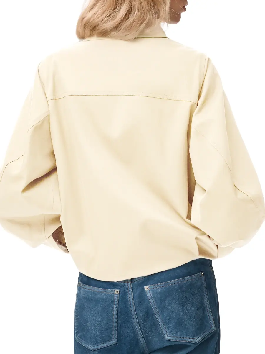 Loewe Women's Twill Bomber Jacket | Thumbnail 3 Loewe Women's Twill Bomber Jacket | Thumbnail 3