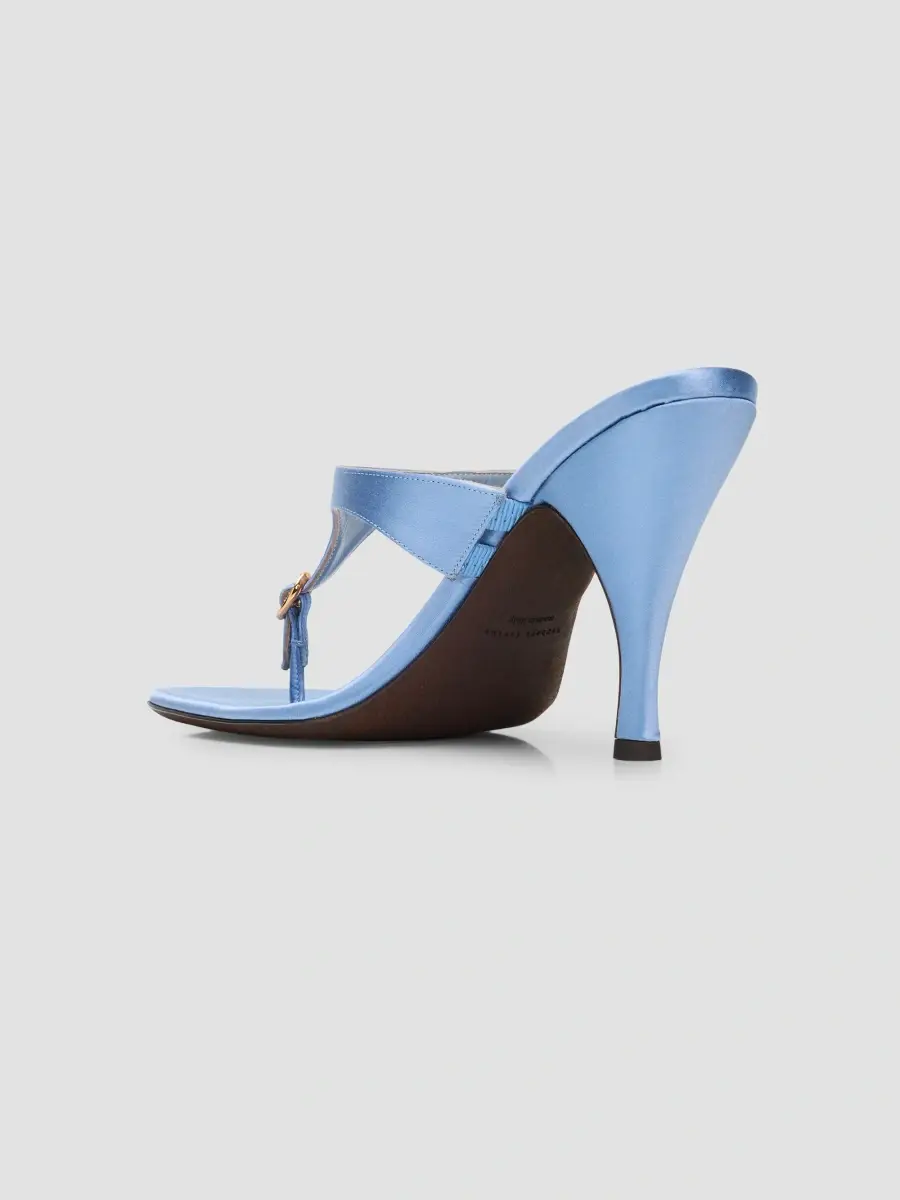 Herbert Levine Women's Kiss and Tell 100MM Satin Sandals | Thumbnail 4