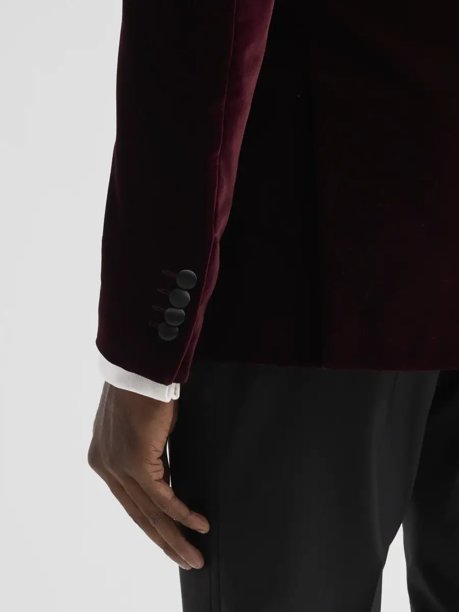 Pal Zileri Men's Velvet Shawl-Collar Dinner Jacket | Thumbnail 8