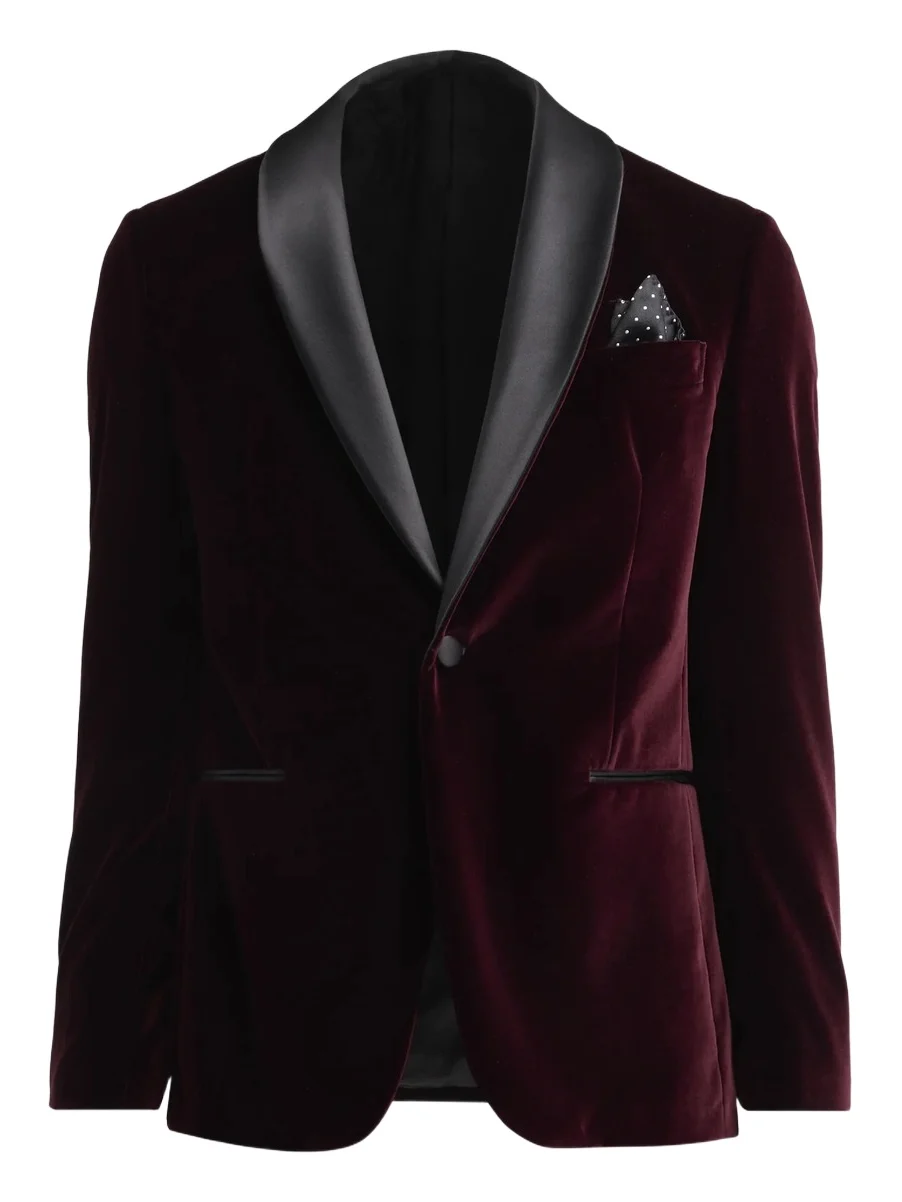 Pal Zileri Men's Velvet Shawl-Collar Dinner Jacket
