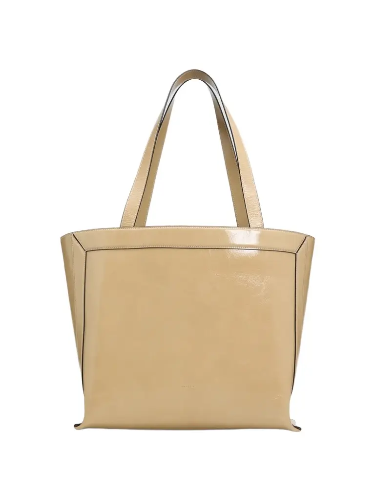 Wandler Women's Ida High-Gloss Leather Tote Bag