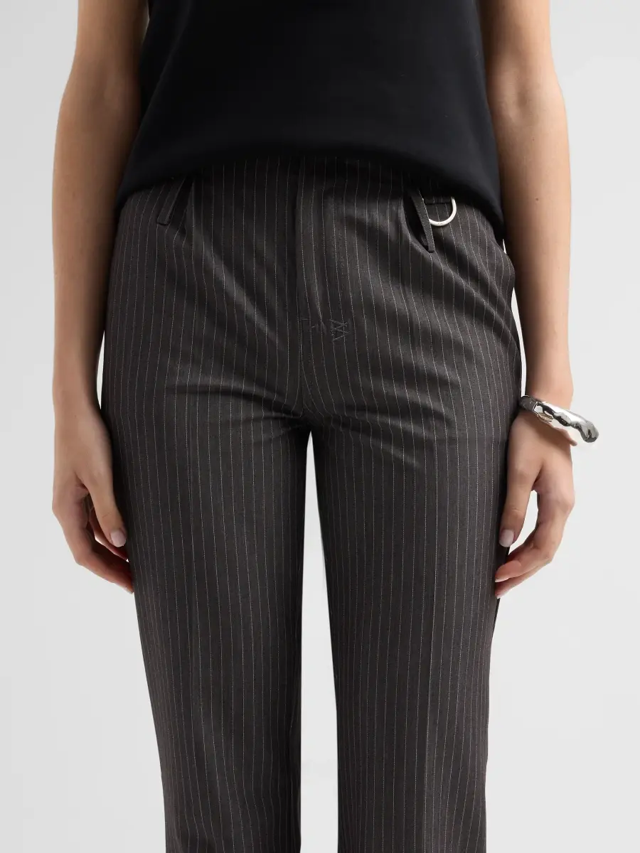 Ksubi Women's Soho Pinstriped Boot-Cut Pants | Thumbnail 5 Ksubi Women's Soho Pinstriped Boot-Cut Pants | Thumbnail 5