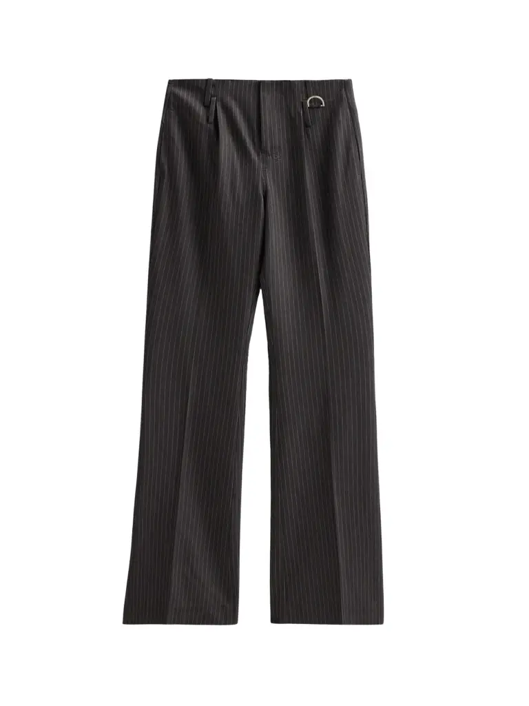 Ksubi Women's Soho Pinstriped Boot-Cut Pants