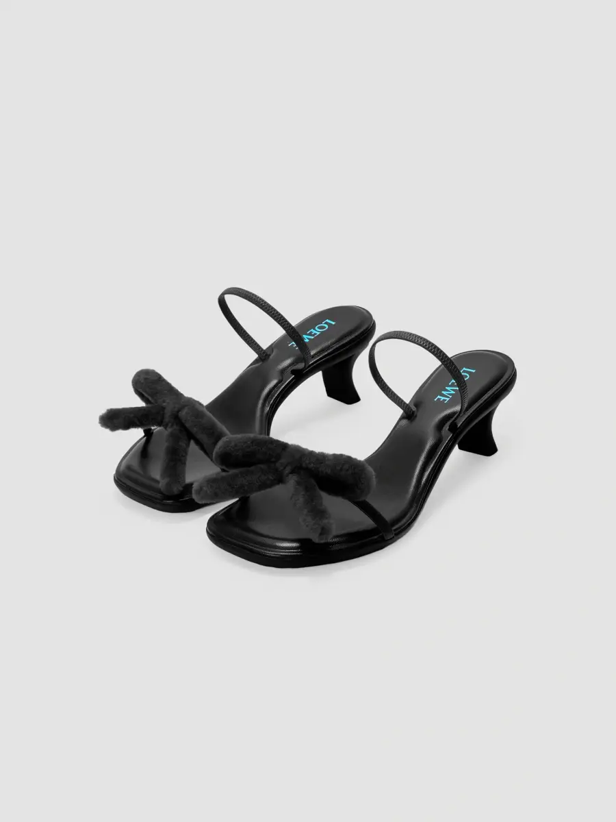 Loewe Women's Mimi 45MM Bow-Detail Leather Sandals | Thumbnail 2 Loewe Women's Mimi 45MM Bow-Detail Leather Sandals | Thumbnail 2