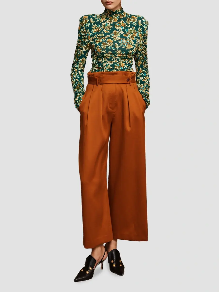 ALÉMAIS Women's Clem Ruched Floral Top | Thumbnail 2 ALÉMAIS Women's Clem Ruched Floral Top | Thumbnail 2