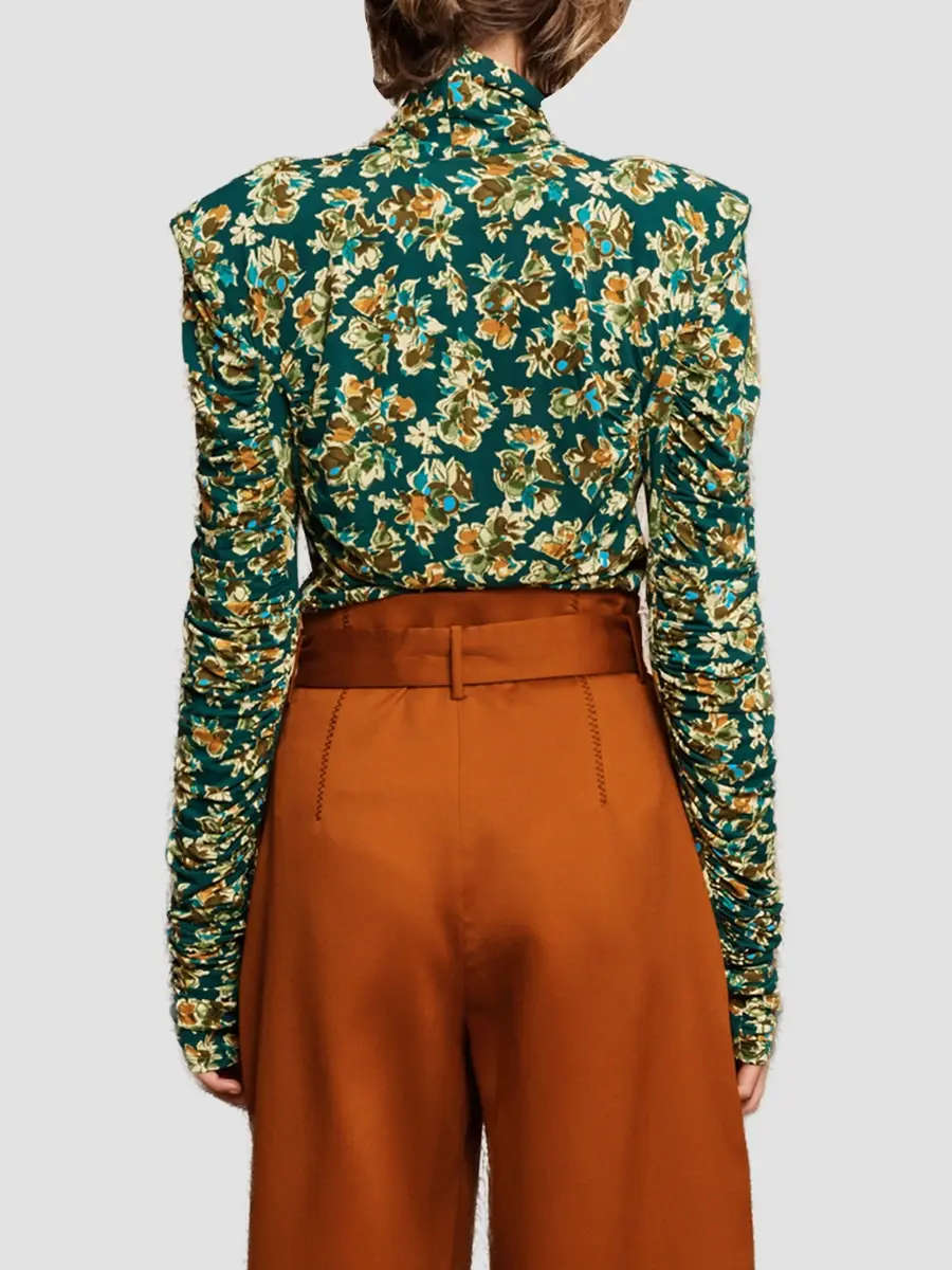 ALÉMAIS Women's Clem Ruched Floral Top | Thumbnail 3 ALÉMAIS Women's Clem Ruched Floral Top | Thumbnail 3