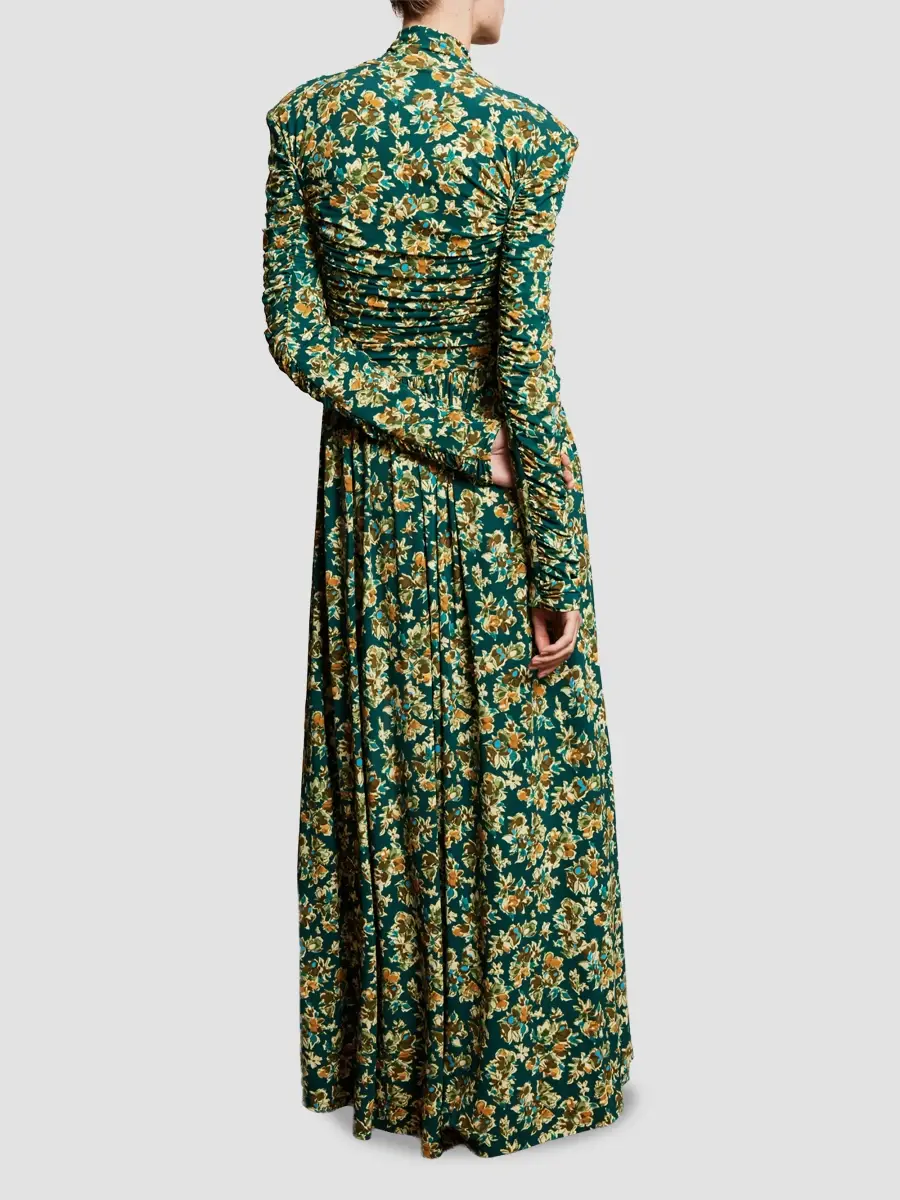 ALÉMAIS Women's Clem Floral Ruched Maxi Dress | Thumbnail 3 ALÉMAIS Women's Clem Floral Ruched Maxi Dress | Thumbnail 3