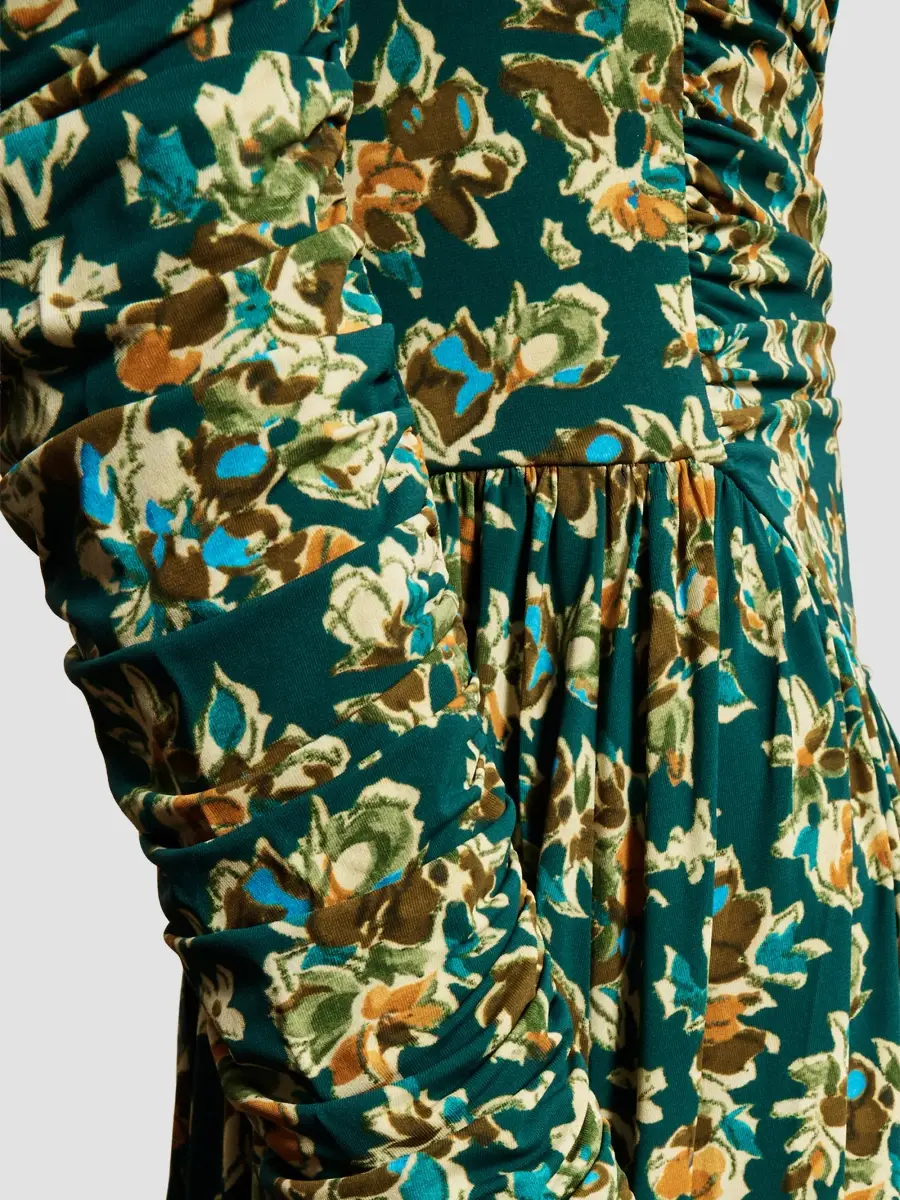 ALÉMAIS Women's Clem Floral Ruched Maxi Dress | Thumbnail 5 ALÉMAIS Women's Clem Floral Ruched Maxi Dress | Thumbnail 5