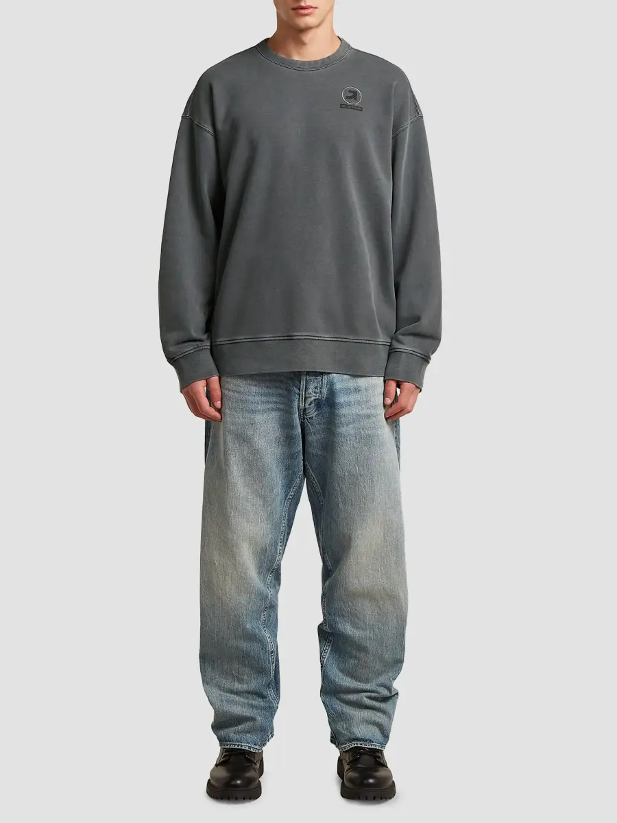 G-Star Men's Graphic Cotton Sweatshirt | Thumbnail 2 G-Star Men's Graphic Cotton Sweatshirt | Thumbnail 2