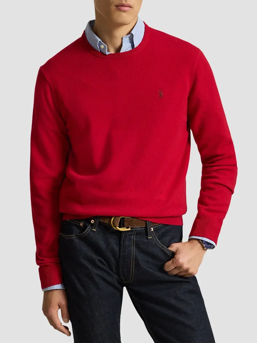 Polo Ralph Lauren Men's Wool Crewneck Sweater | Thumbnail 4 Polo Ralph Lauren Men's Wool Crewneck Sweater | Thumbnail 4