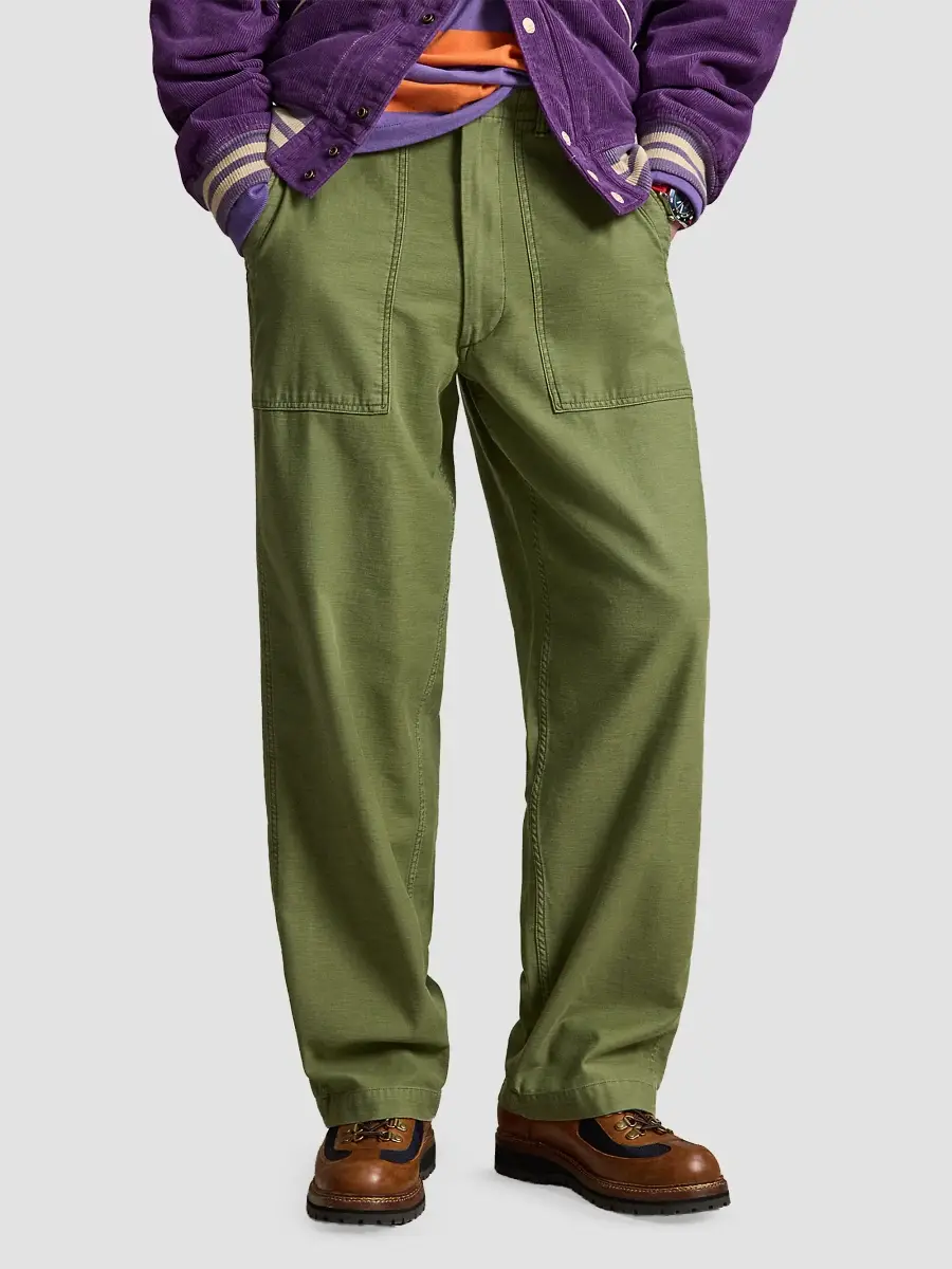 Polo Ralph Lauren Men's Relaxed-Fit Reverse-Sateen Utility Pants | Thumbnail 4 Polo Ralph Lauren Men's Relaxed-Fit Reverse-Sateen Utility Pants | Thumbnail 4