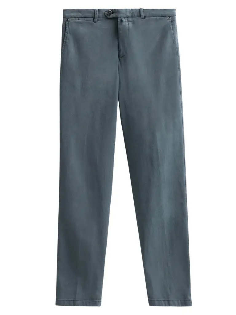 Kiton Men's Flat-Front Slim-Fit Trousers