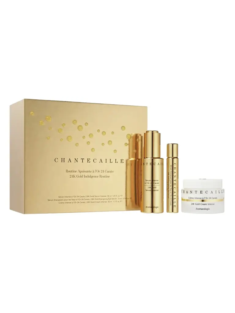 CHANTECAILLE 24K Gold 3-Piece Indulgence Routine