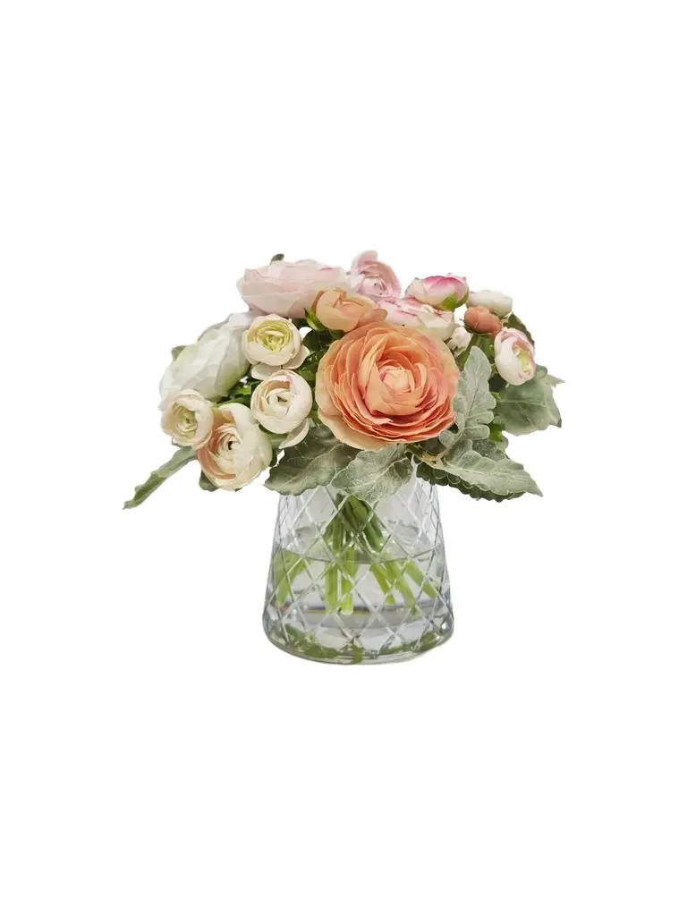 Newness Artificial Ranunculus Floral Arrangement Newness Artificial Ranunculus Floral Arrangement