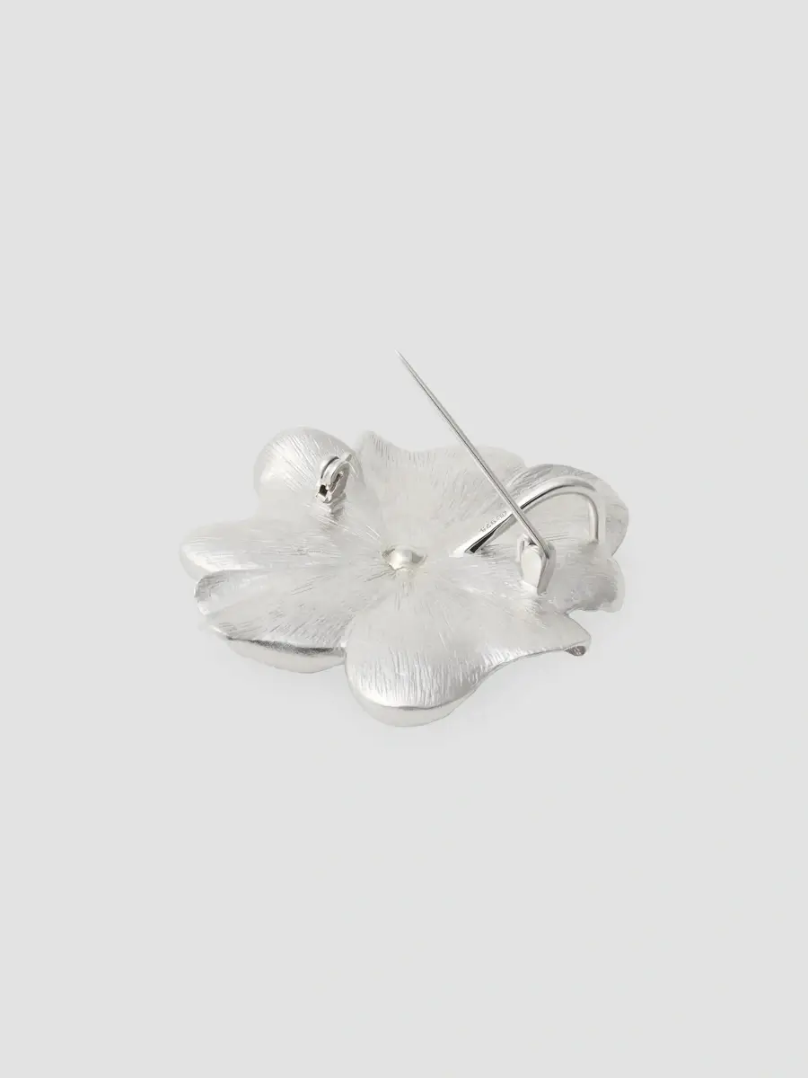 Jan Leslie Men's Sterling Silver & 18K-Yellow-Gold Vermeil Flower Lapel Pin | Thumbnail 2