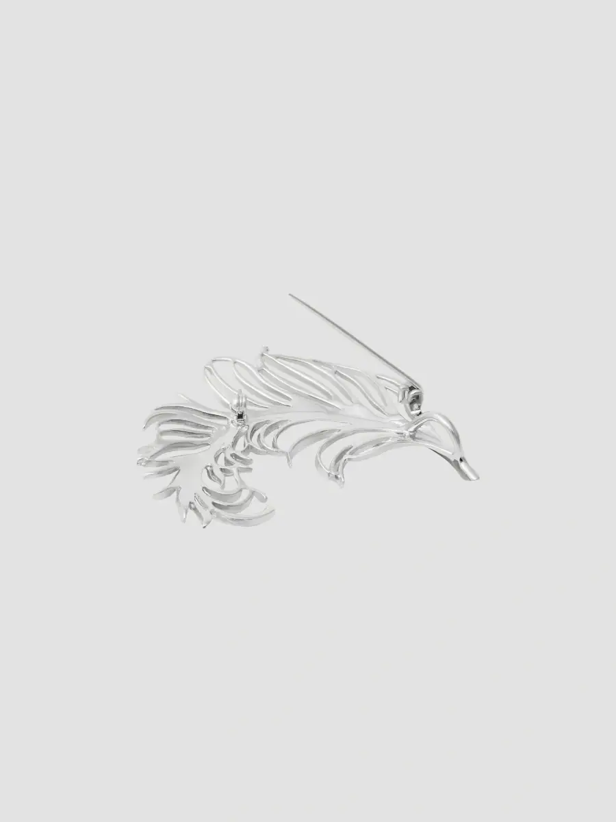 Jan Leslie Men's Sterling Silver Feather Lapel Pin | Thumbnail 2 Jan Leslie Men's Sterling Silver Feather Lapel Pin | Thumbnail 2