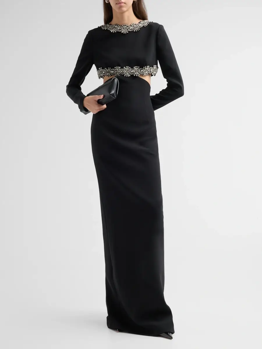 Carolina Herrera Women's Chalet Crystal-Embellished Column Gown | Thumbnail 2