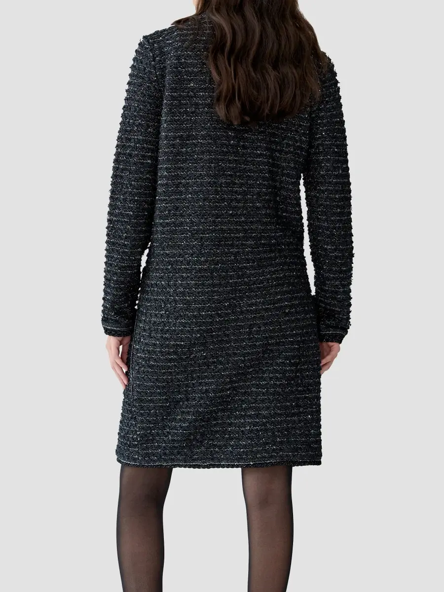 Carolina Herrera Women's Chalet Tweed Long Coat | Thumbnail 3 Carolina Herrera Women's Chalet Tweed Long Coat | Thumbnail 3