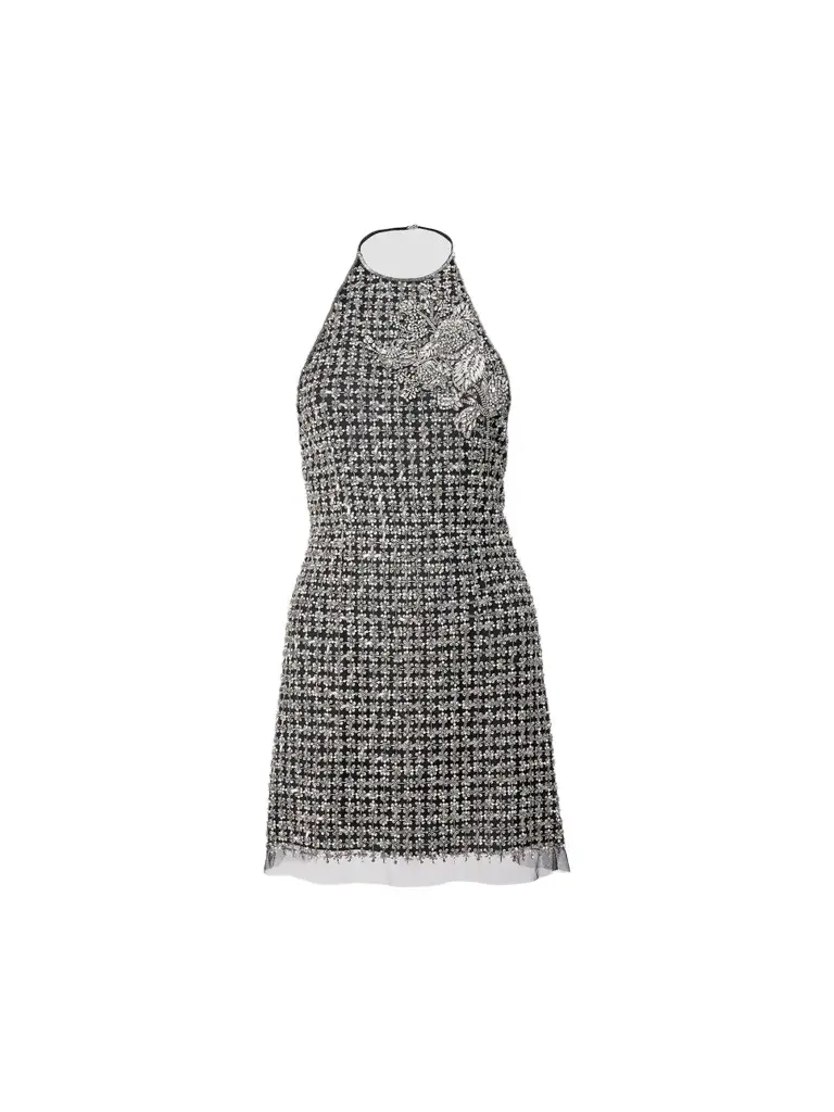 Women's Chalet Embellished Halterneck Mini Dress Women's Chalet Embellished Halterneck Mini Dress