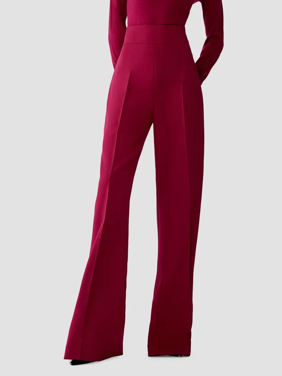 Carolina Herrera Women's Chalet Diane Stretch-Virgin Wool Flare Pants | Thumbnail 4 Carolina Herrera Women's Chalet Diane Stretch-Virgin Wool Flare Pants | Thumbnail 4