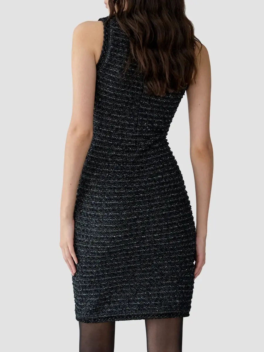 Carolina Herrera Women's Chalet Tweed Mini Dress | Thumbnail 3 Carolina Herrera Women's Chalet Tweed Mini Dress | Thumbnail 3