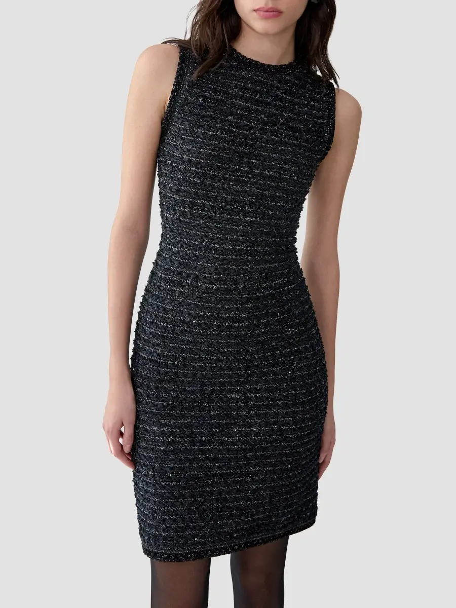 Carolina Herrera Women's Chalet Tweed Mini Dress | Thumbnail 5 Carolina Herrera Women's Chalet Tweed Mini Dress | Thumbnail 5