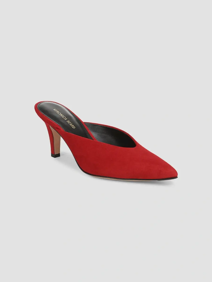 Veronica Beard Women's Rochelle 75MM Suede Mules | Thumbnail 2 Veronica Beard Women's Rochelle 75MM Suede Mules | Thumbnail 2