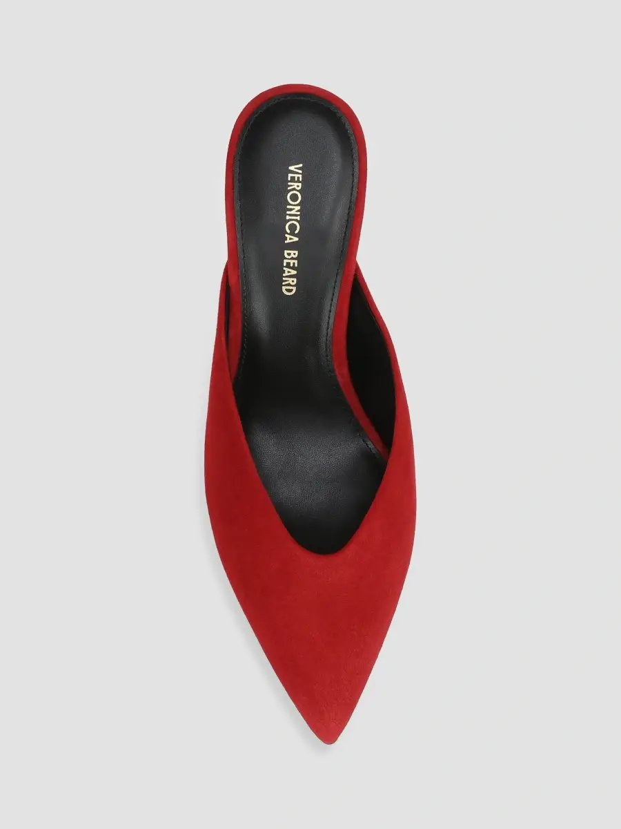 Veronica Beard Women's Rochelle 75MM Suede Mules | Thumbnail 4 Veronica Beard Women's Rochelle 75MM Suede Mules | Thumbnail 4
