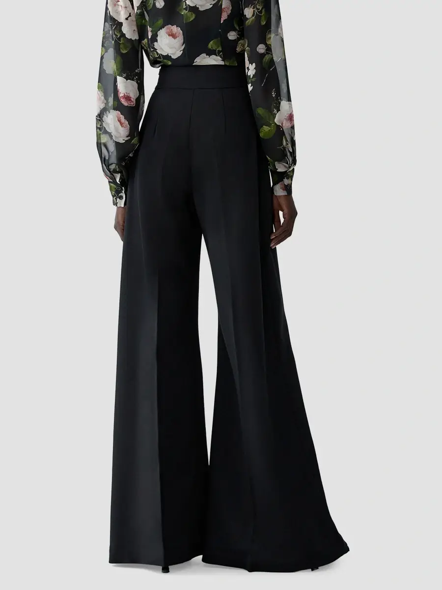 Carolina Herrera Women's Chalet Diane Stretch-Virgin Wool Flare Pants | Thumbnail 3 Carolina Herrera Women's Chalet Diane Stretch-Virgin Wool Flare Pants | Thumbnail 3
