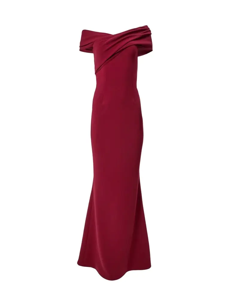 Women's Chalet Draped Off-The-Shoulder Gown