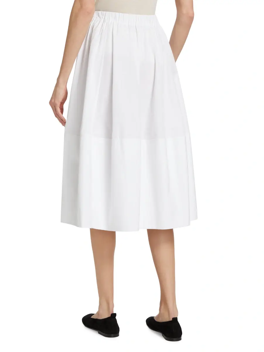 Co Women's Bubble Cotton Poplin Skirt | Thumbnail 5 Co Women's Bubble Cotton Poplin Skirt | Thumbnail 5