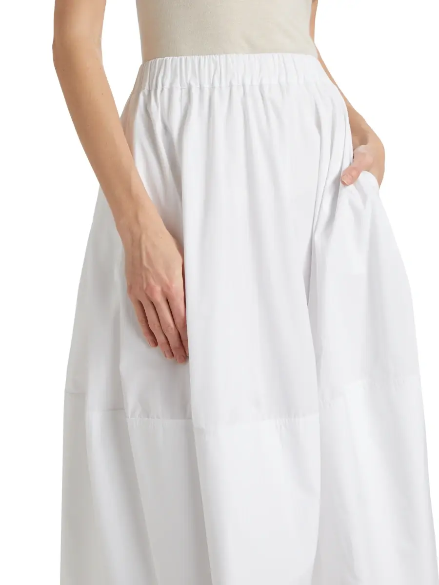 Co Women's Bubble Cotton Poplin Skirt | Thumbnail 6 Co Women's Bubble Cotton Poplin Skirt | Thumbnail 6